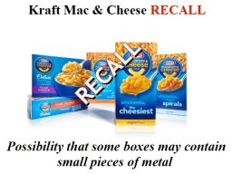 Mac & Cheese Recalled Over Metal Pieces | Marler Blog